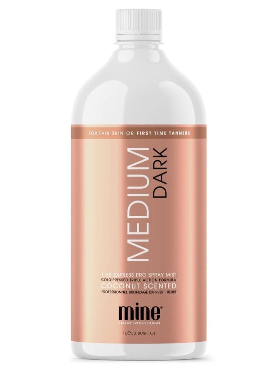 Лосьон MineTan для моментального загара Medium Dark Pro Spray Mist 15% DHA 1л