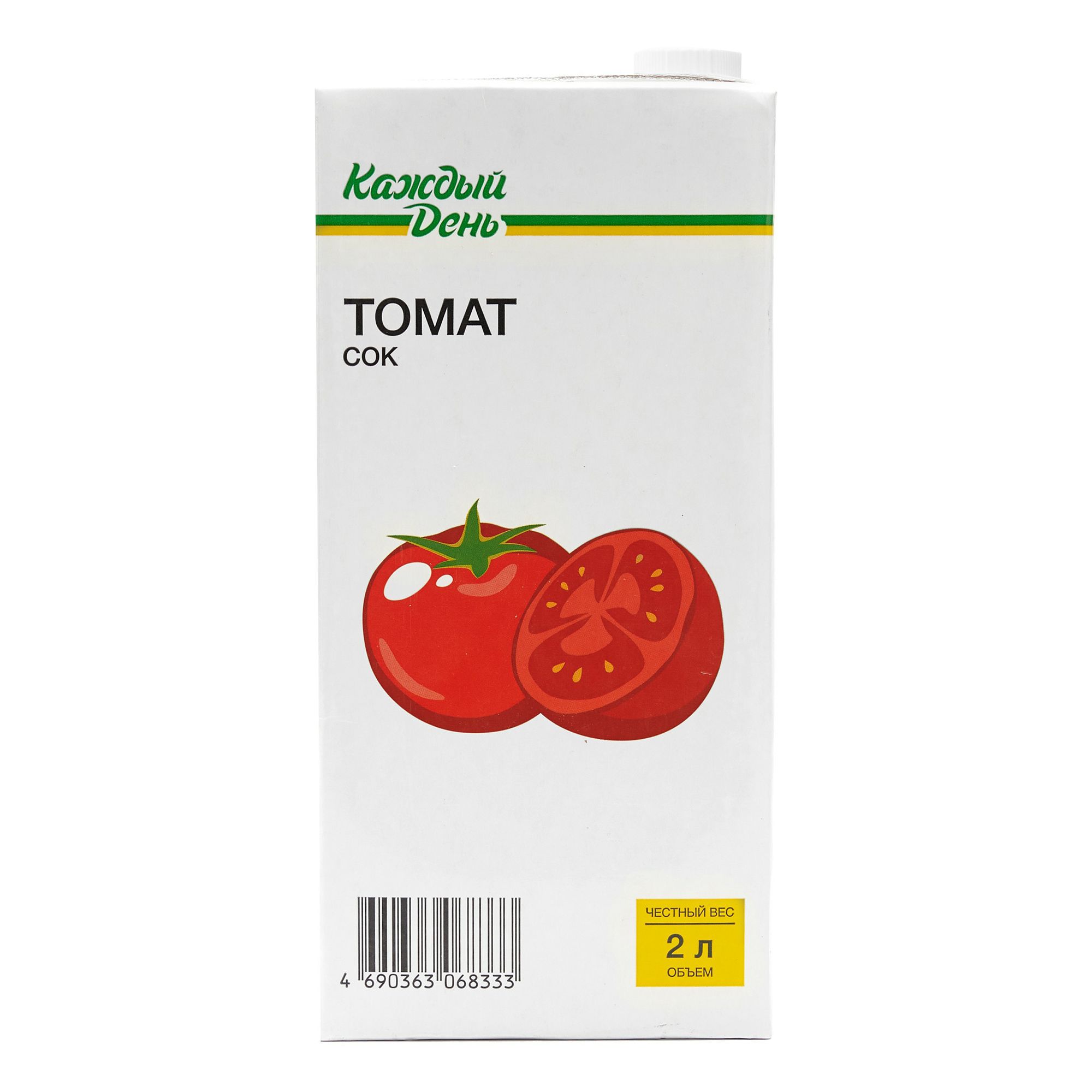 

Сок Каждый день томат 2 л