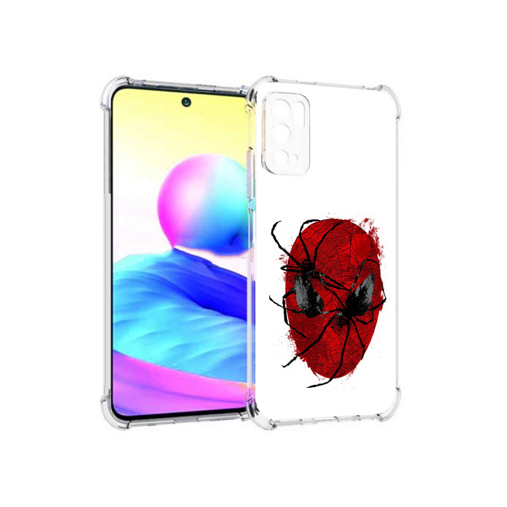 

Чехол MyPads Tocco для Xiaomi Poco M3 Pro человек паук, Прозрачный, Tocco