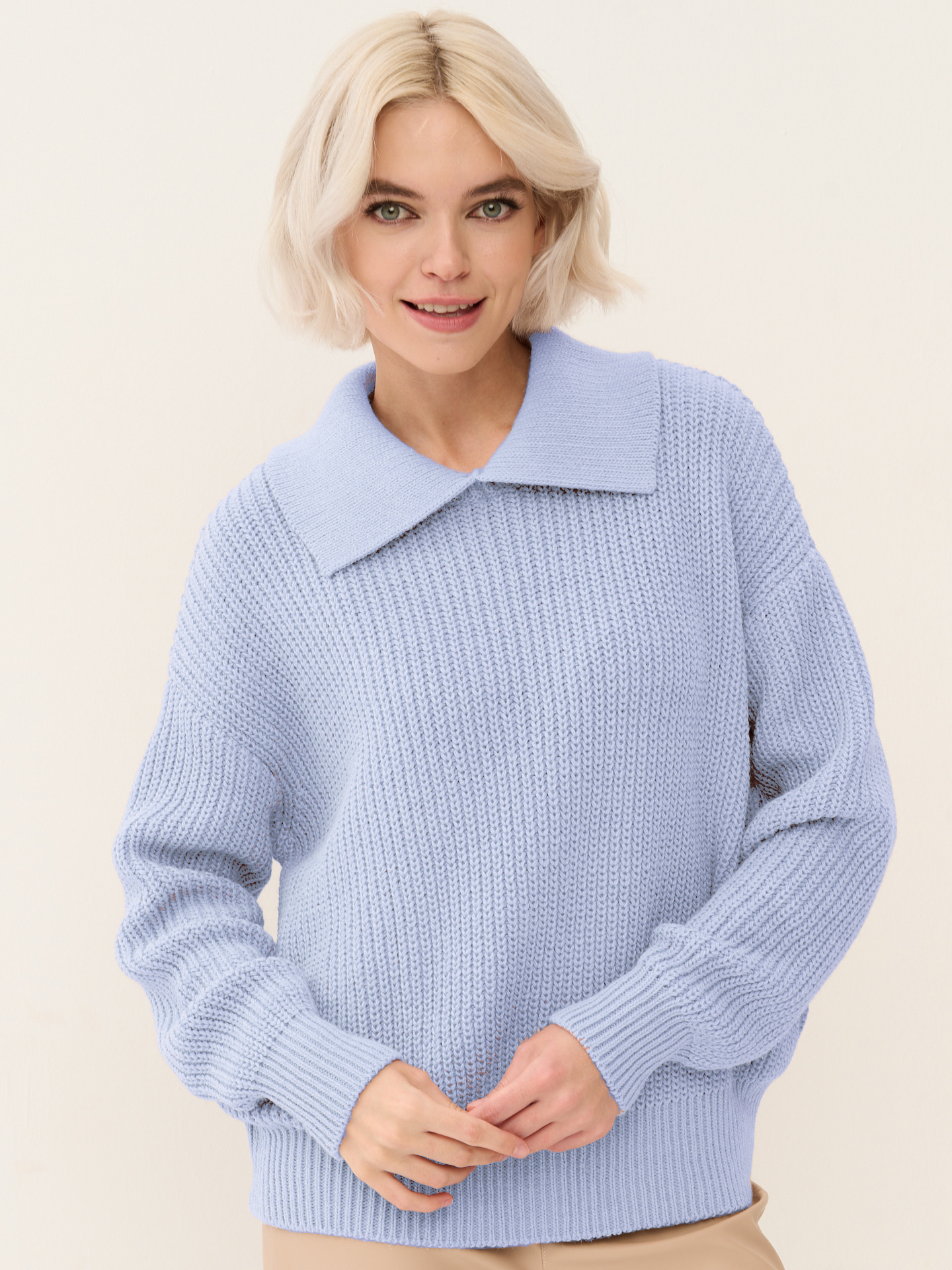 

Джемпер женский BE YOU 7232-40182 фиолетовый 46-48 RU, 7232-40182