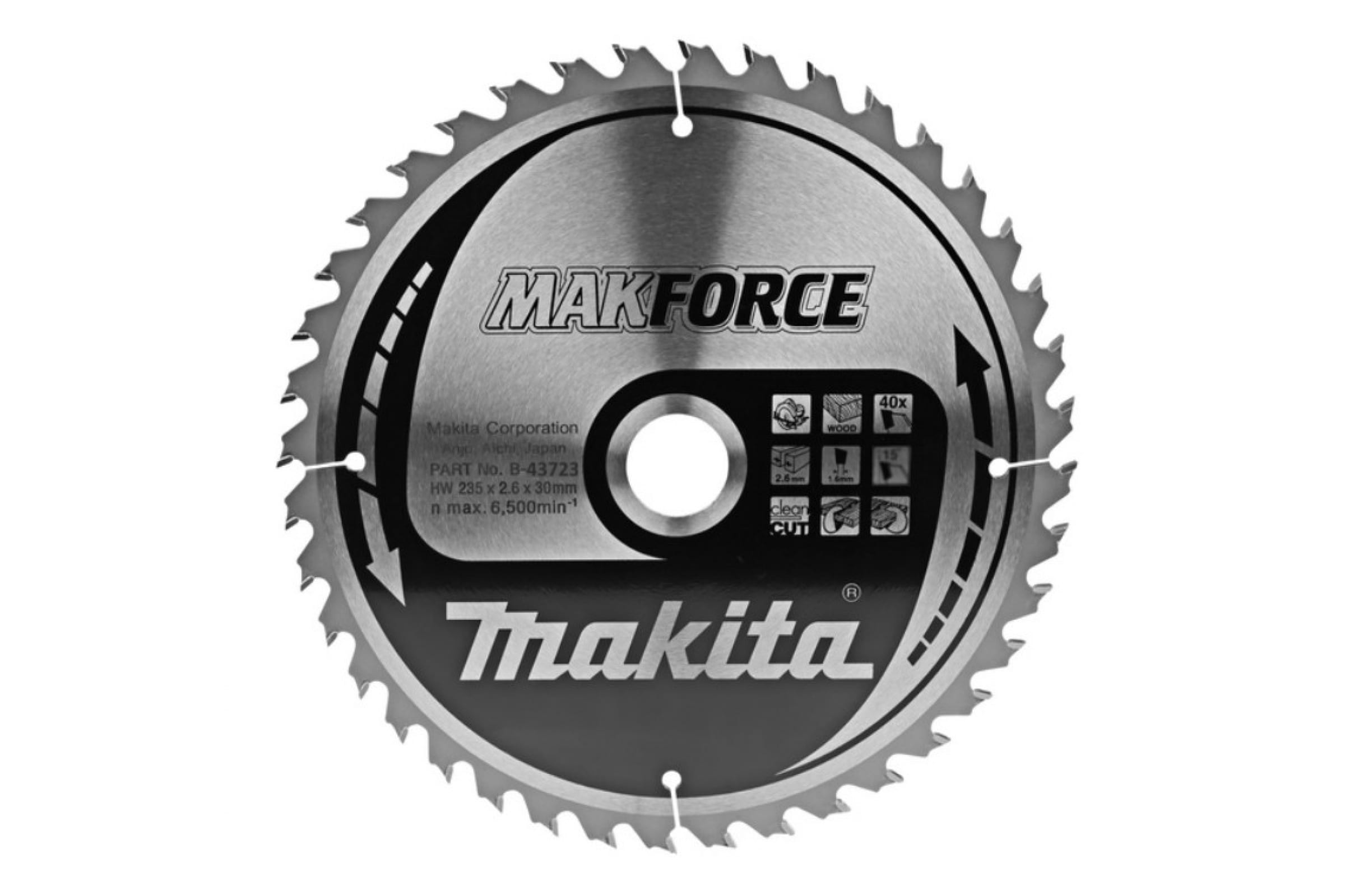 фото Пильный диск makita b-43723 235x30x40t