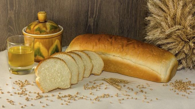 

Хлеб белый Хлебозавод №3 Горчичный горчица 350 г, Горчичный
