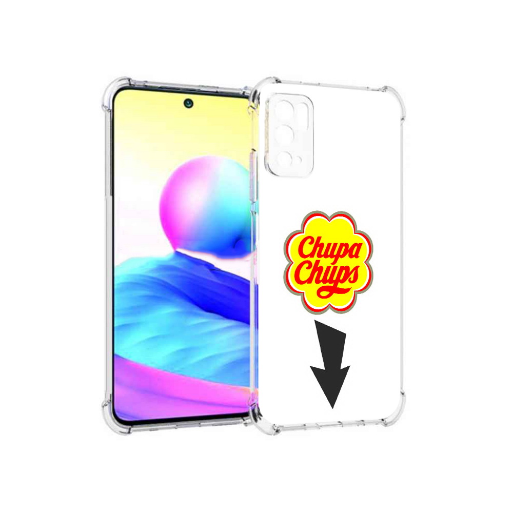 

Чехол MyPads Tocco для Xiaomi Poco M3 Pro чупа чупс, Прозрачный, Tocco
