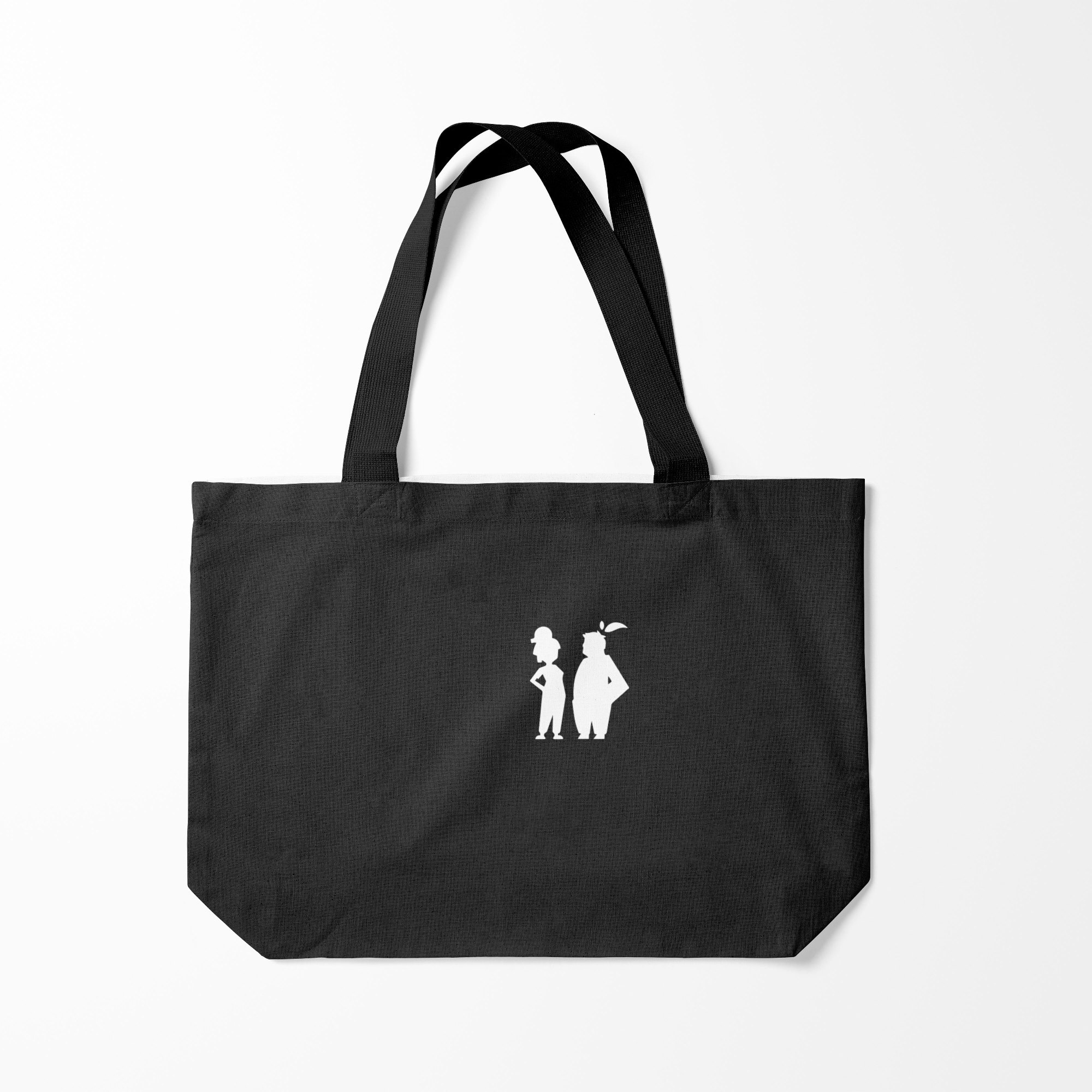 

Сумка шoппер унисекс Burnettie It Takes Two Silhouette, черный, It Takes Two Silhouette