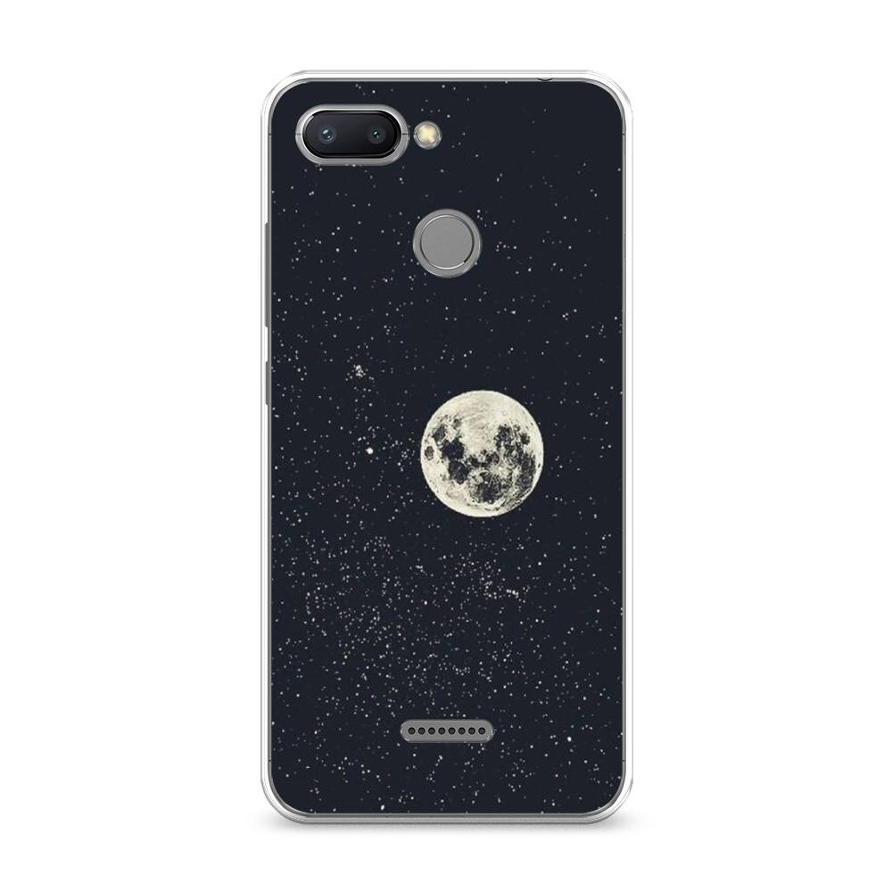 

Чехол на Xiaomi Redmi 6 "Полнолуние", Красный, 33850-2
