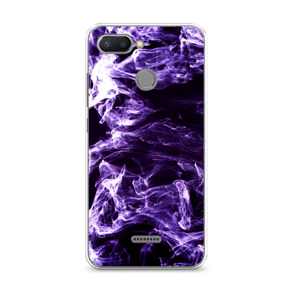 

Чехол на Xiaomi Redmi 6 "Фиолетовый дым", Фиолетовый;белый;черный, 33850-3