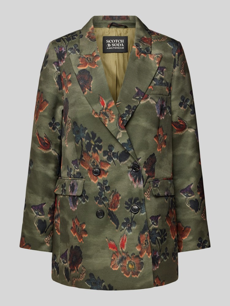

Пиджак женский Scotch & Soda 179148 зеленый L, 179148