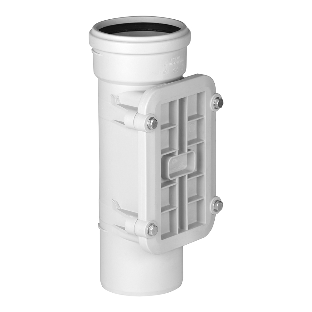 Ревизия Pro Aqua Stilte Plus d110 мм с крышкой для внутренней канализации тройник ostendorf d50 мм 45° пластиковый для внутренней канализации