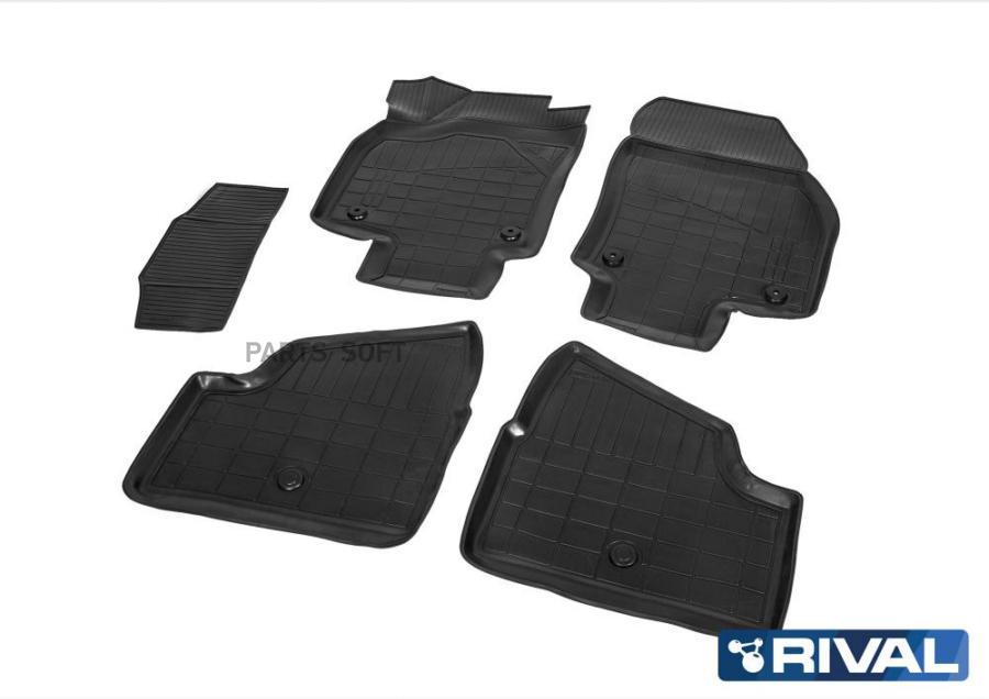 

RIVAL Коврики салона (полиуретан) OPEL Astra H HB 5d/SW 04-12