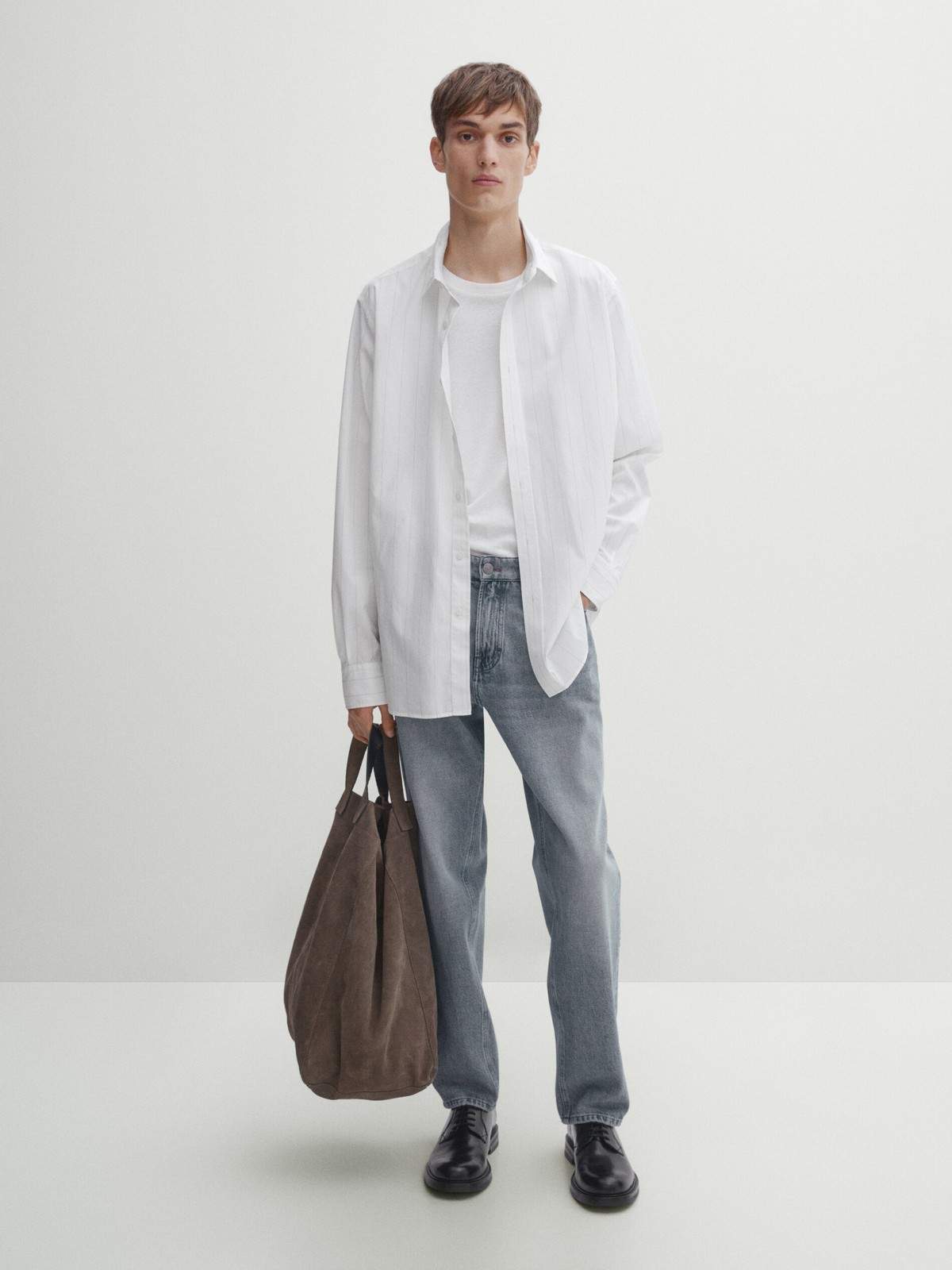 

Рубашка мужская Massimo Dutti 0162/107-I2024 белая XXL, Белый, 0162/107-I2024