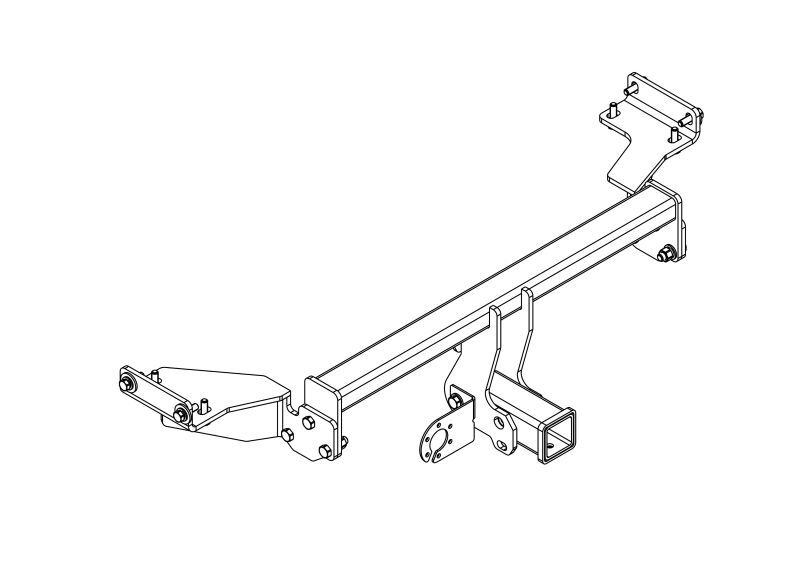 

Фаркоп на KIA SPORTAGE IV под квадрат (2016-2018) (без электрики, паспорт/сертификат в ком