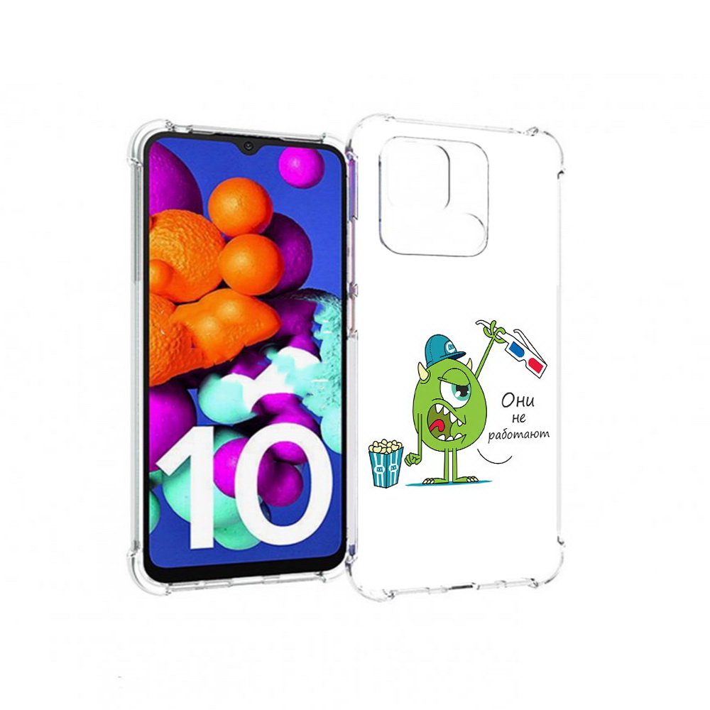 

Чехол MyPads Tocco для Xiaomi Redmi 10C Очки не работают, Прозрачный, Tocco