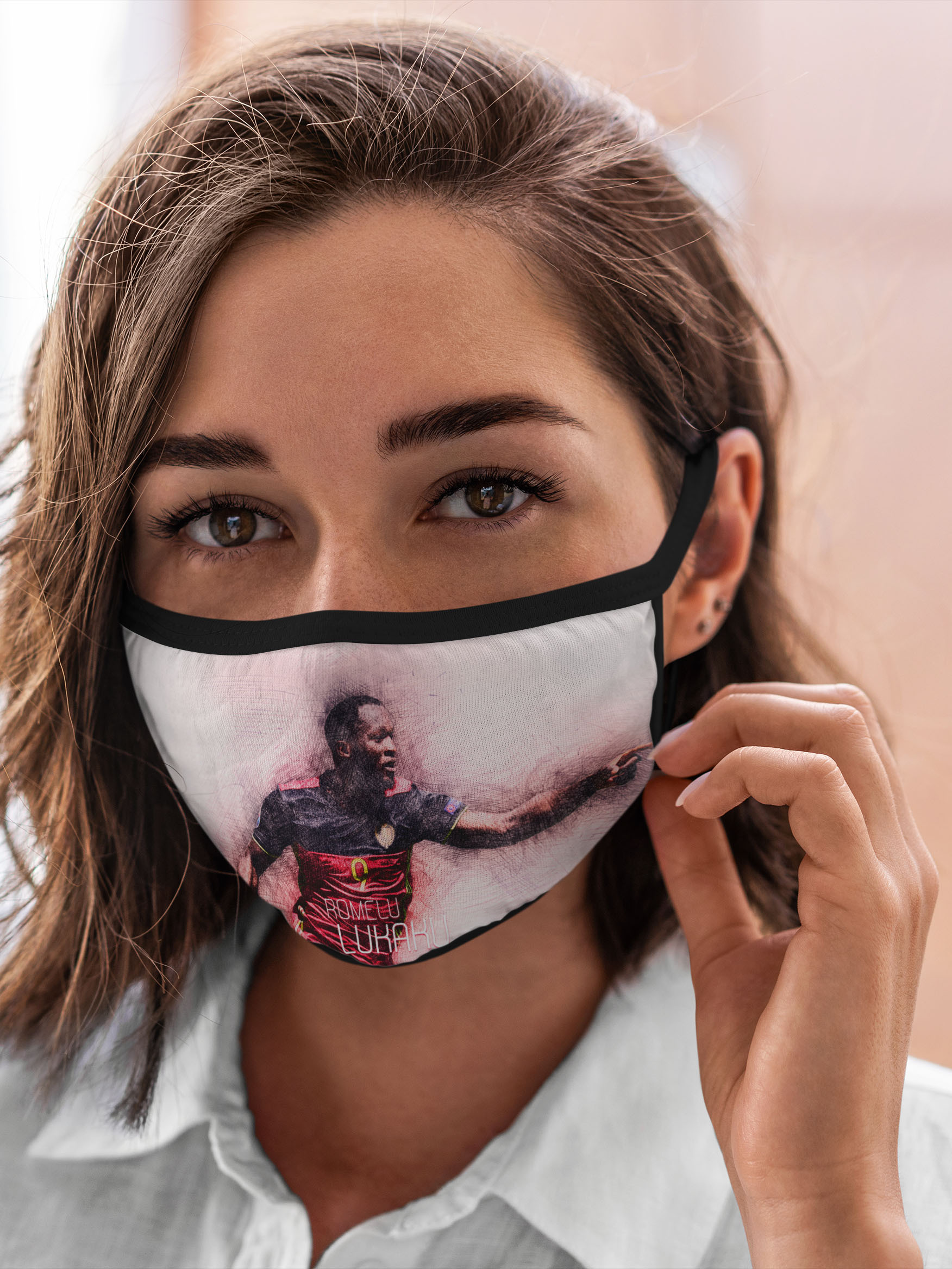 

Многоразовая маска унисекс Burnettie Manchester United Romelu Lukaku, Разноцветный, Manchester United Romelu Lukaku