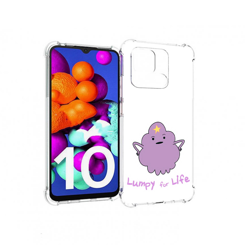 

Чехол MyPads Tocco для Xiaomi Redmi 10C Принцесса пупырчатого королевства, Прозрачный, Tocco
