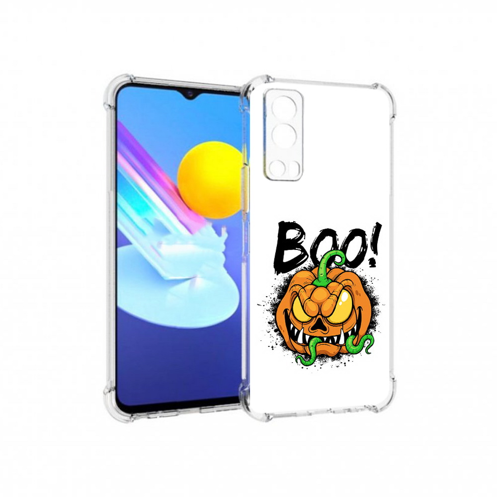 

Чехол MyPads Tocco для Vivo Z3 Хэллоуин бу (PT226973.411.193), Прозрачный, Tocco