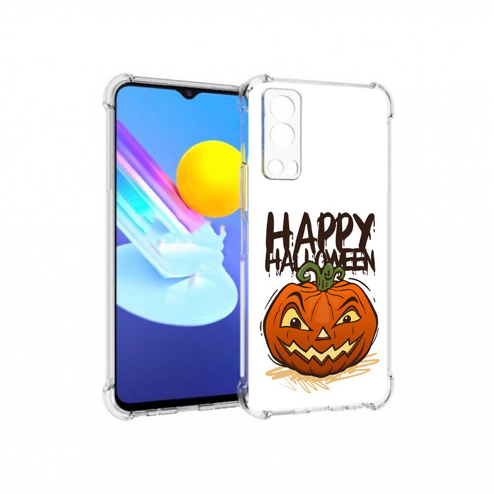 

Чехол MyPads Tocco для Vivo Z3 Хэллоуин счастливый (PT226973.411.195), Прозрачный, Tocco