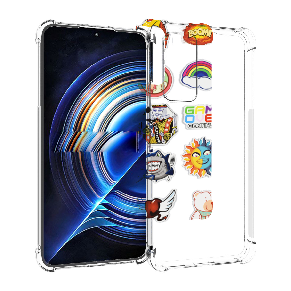 Чехол MyPads Стикеры для Tecno Camon 19 Neo
