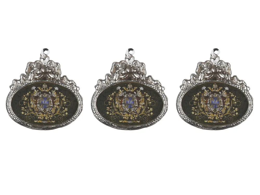 

08771 Медальон с гербом 9.50*2.50*9.50CM Набор из 3-х KARLSBACH
