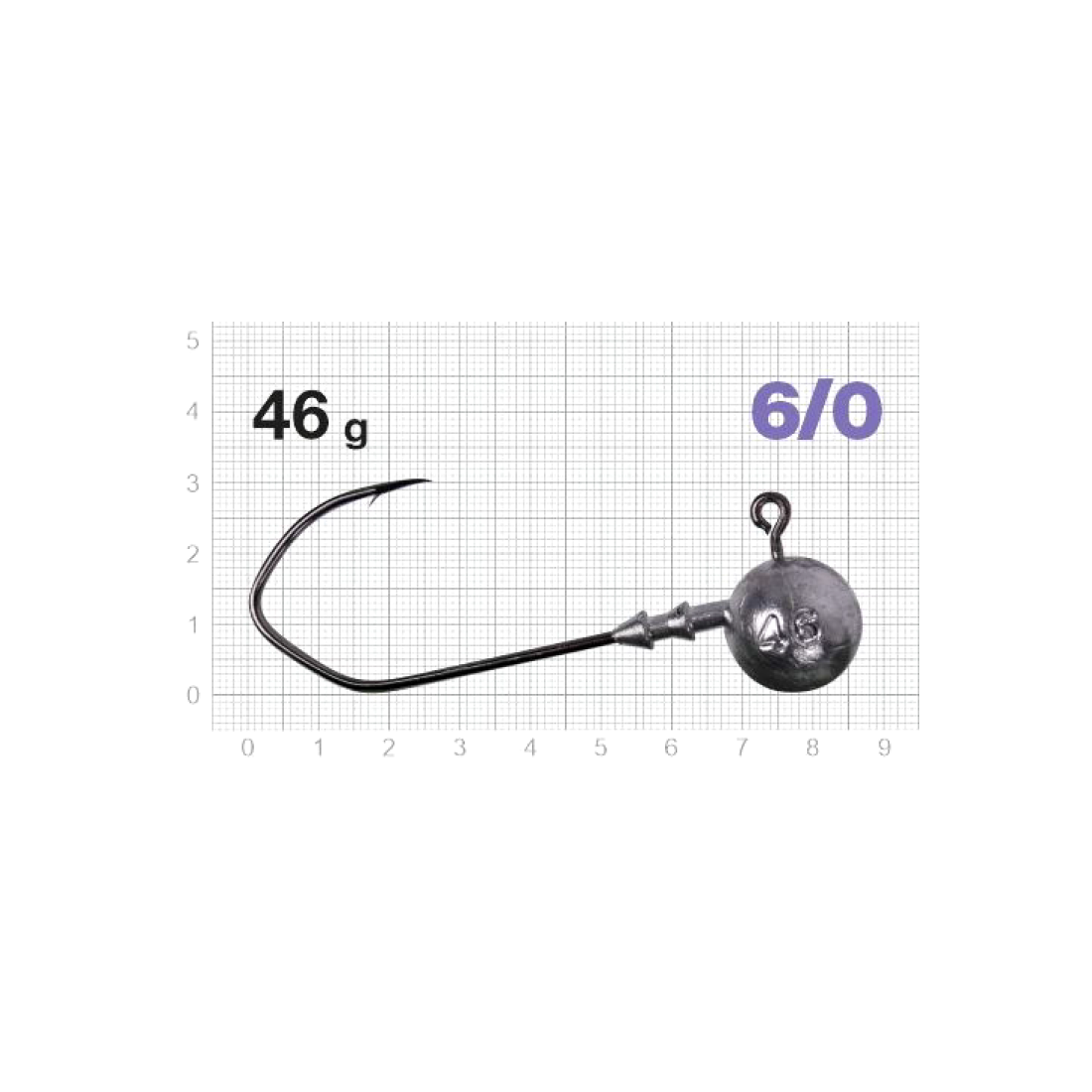 

Джиг-головки Nautilus CLAW NC-1021 крючок 6/0, 46гр (3шт), Серебристый;черный, 1021-46