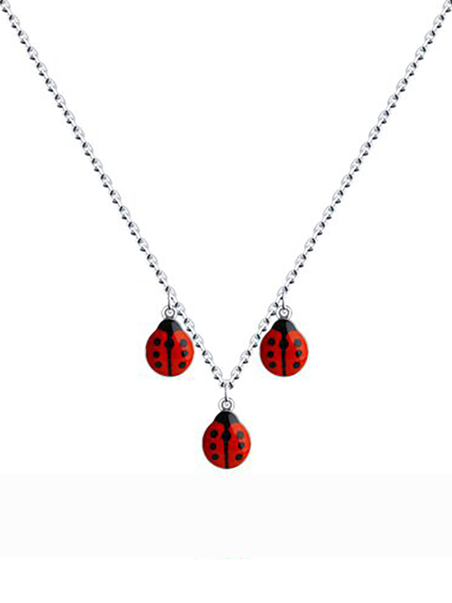 

Колье из серебра с эмалью 35 см 585Gold 903002528, 903002528