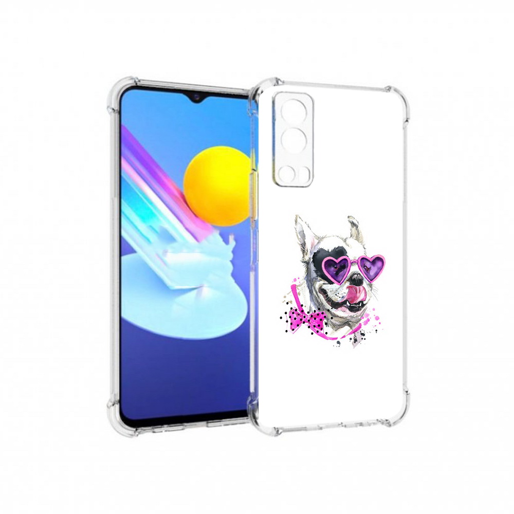 

Чехол MyPads Tocco для Vivo Z3 акварельный пёс (PT226973.411.218), Прозрачный, Tocco