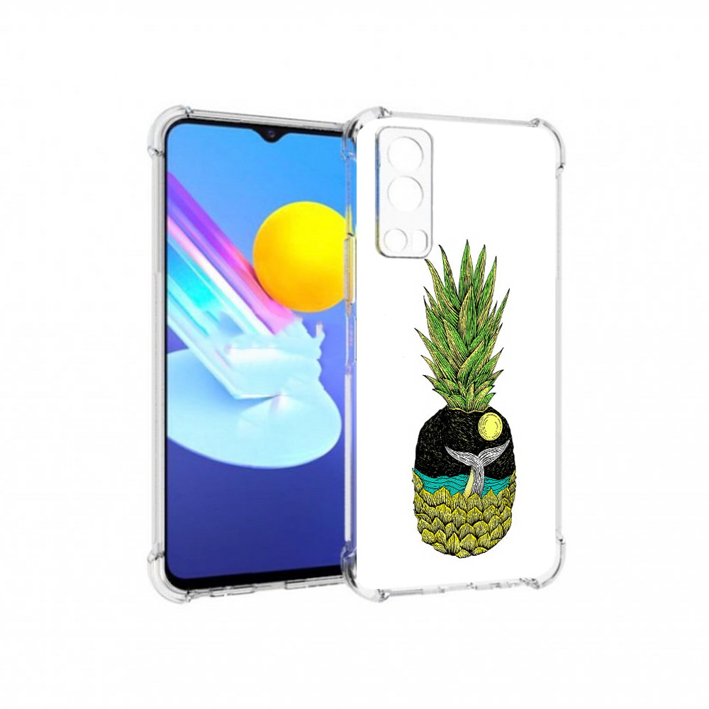 

Чехол MyPads Tocco для Vivo Z3 ананас с китом (PT226973.411.220), Прозрачный, Tocco