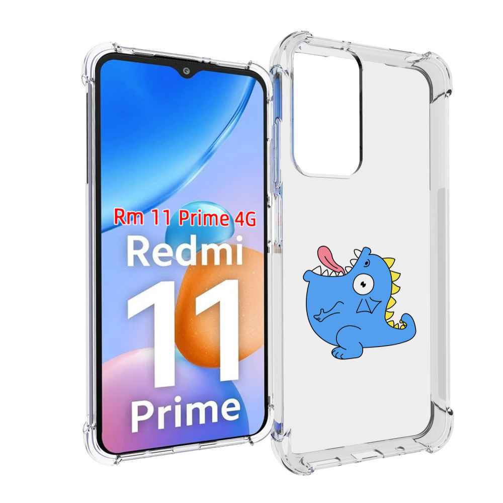 

Чехол MyPads голубая-рыбка для Xiaomi Redmi 11 Prime 4G, Прозрачный, Tocco