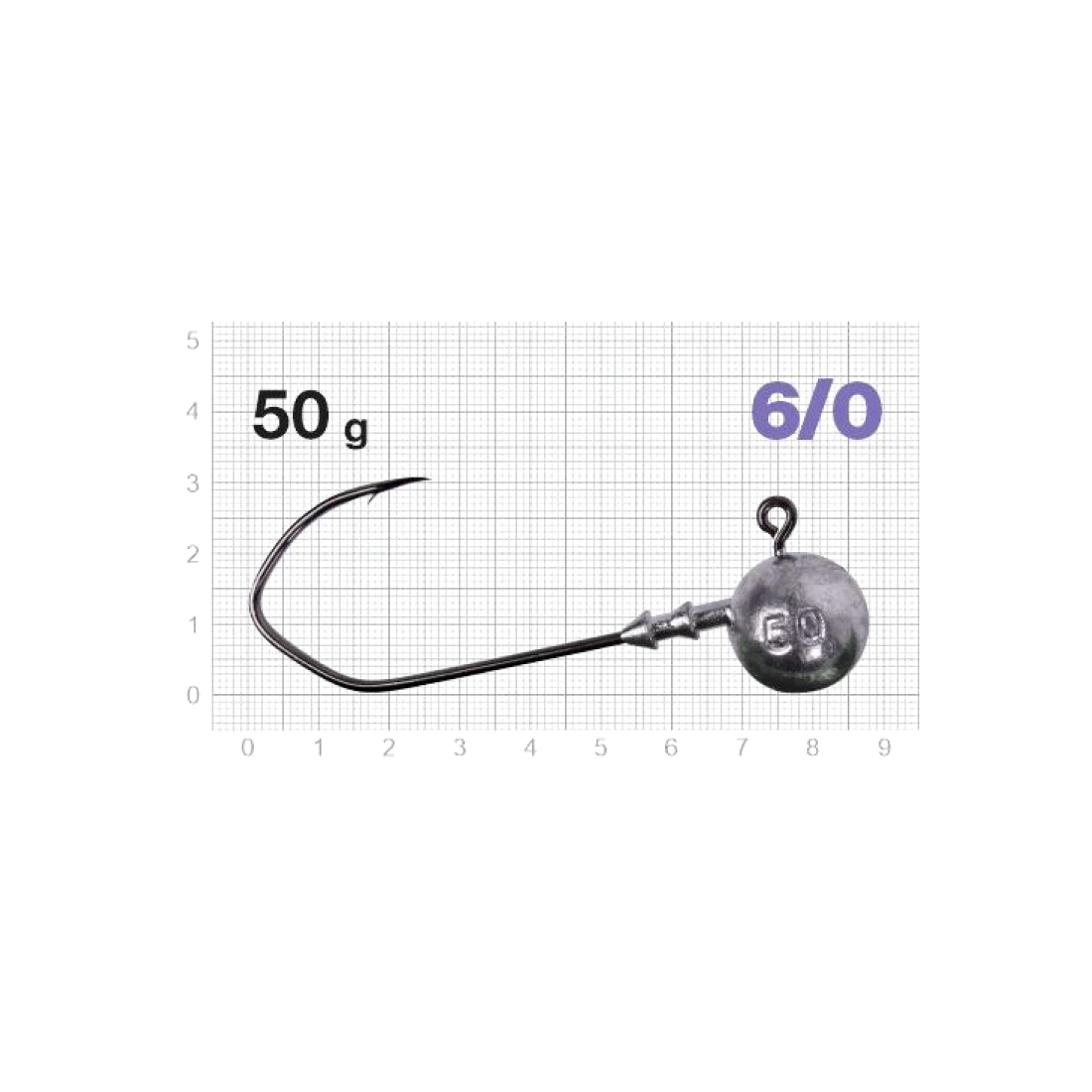 

Джиг-головки Nautilus CLAW NC-1021 крючок 6/0, 50гр (3шт), Серебристый;черный, 1021-50