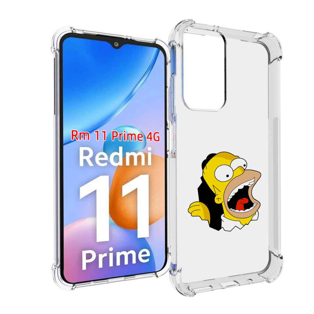 

Чехол MyPads гомер-голодный для Xiaomi Redmi 11 Prime 4G, Прозрачный, Tocco