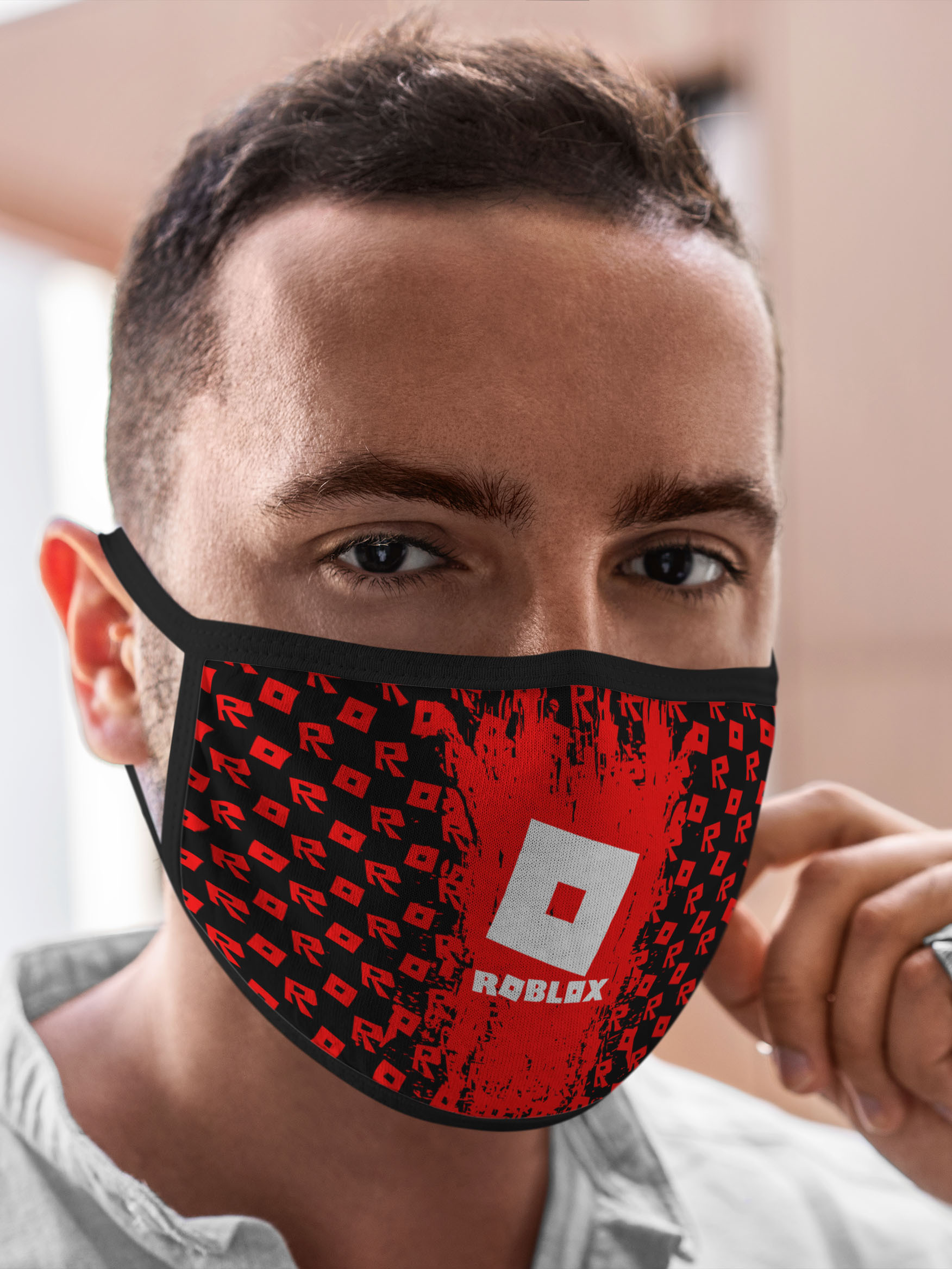 

Многоразовая маска унисекс Burnettie Roblox Roblox., Разноцветный, Roblox Roblox.