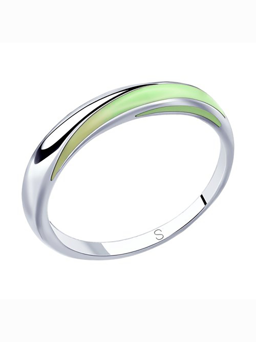 

Кольцо женское из серебра с эмалью 585Gold 701010430, р, 701010430