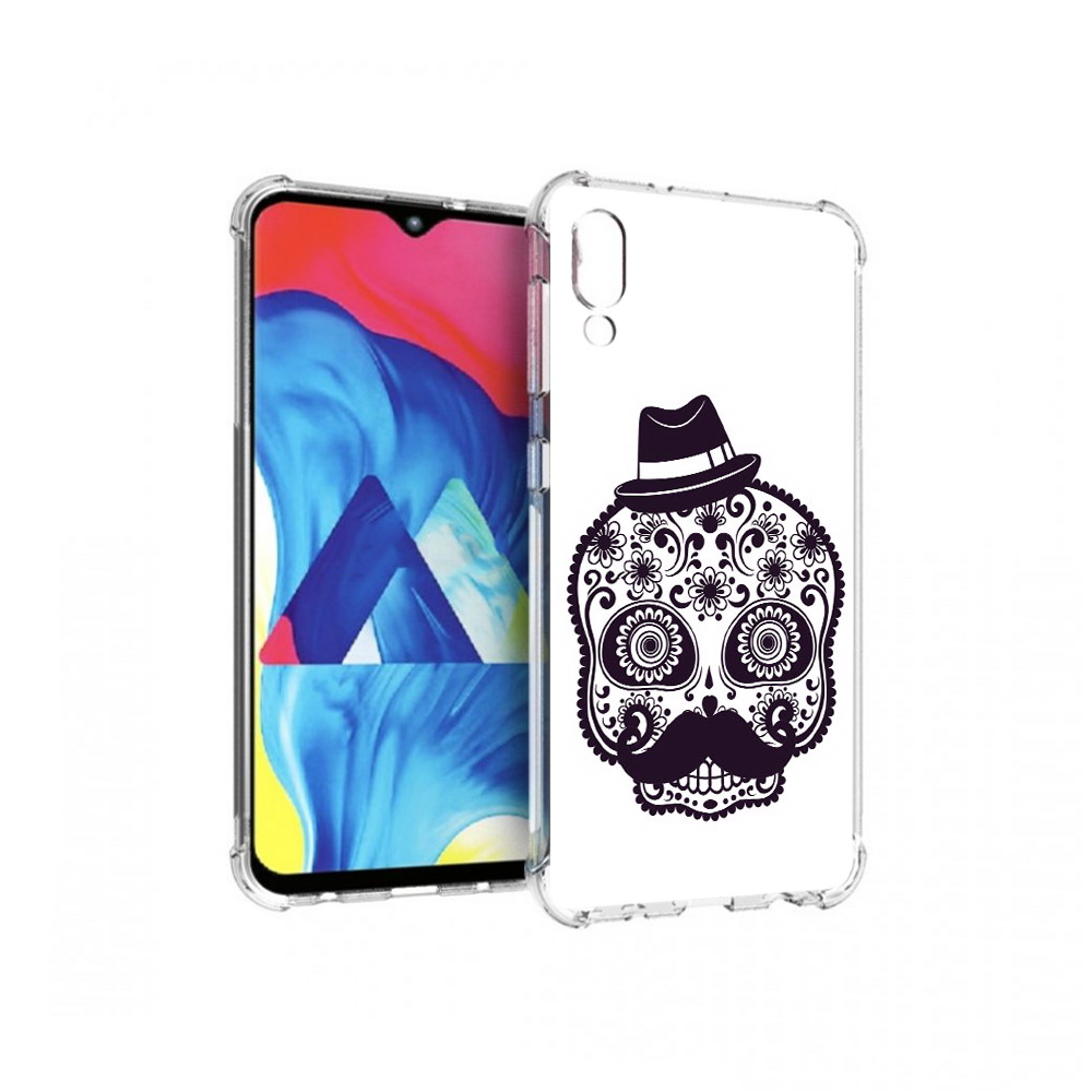 

Чехол MyPads Tocco для Samsung Galaxy M10 разрисованный скелет (PT128878.532.575), Прозрачный, Tocco