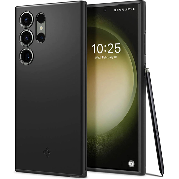 

Чехол Spigen Thin Fit для Samsung Galaxy S23 Ultra (ACS05609) черный, Thin Fit Case