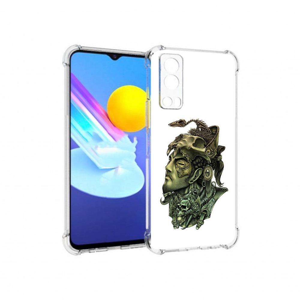 

Чехол MyPads Tocco для Vivo Z3 бронзовый воин (PT226973.411.248), Прозрачный, Tocco