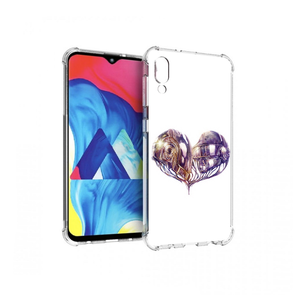 

Чехол MyPads Tocco для Samsung Galaxy M10 сердце абстракция (PT128878.532.596), Прозрачный, Tocco