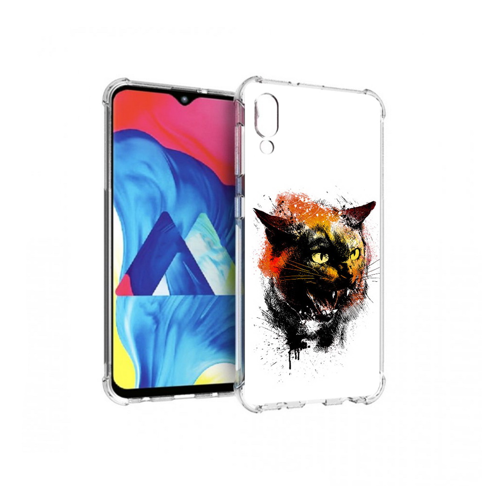 

Чехол MyPads Tocco для Samsung Galaxy M10 сиамский кот (PT128878.532.598), Прозрачный, Tocco