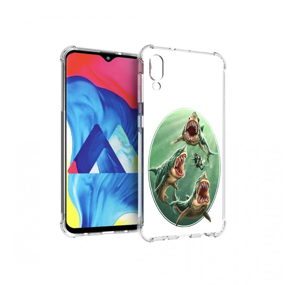 

Чехол MyPads Tocco для Samsung Galaxy M10 синяя бездна (PT128878.532.600), Прозрачный, Tocco