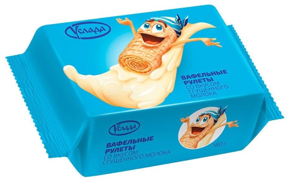 

Вафельные рулеты Услада со вкусом сгущенного молока 180 г