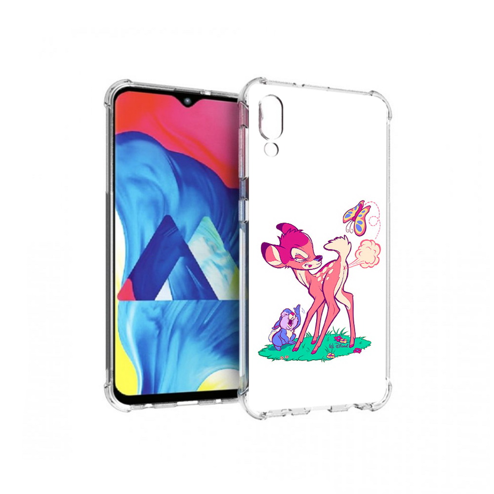 

Чехол MyPads Tocco для Samsung Galaxy M10 смешной олененок (PT128878.532.610), Прозрачный, Tocco