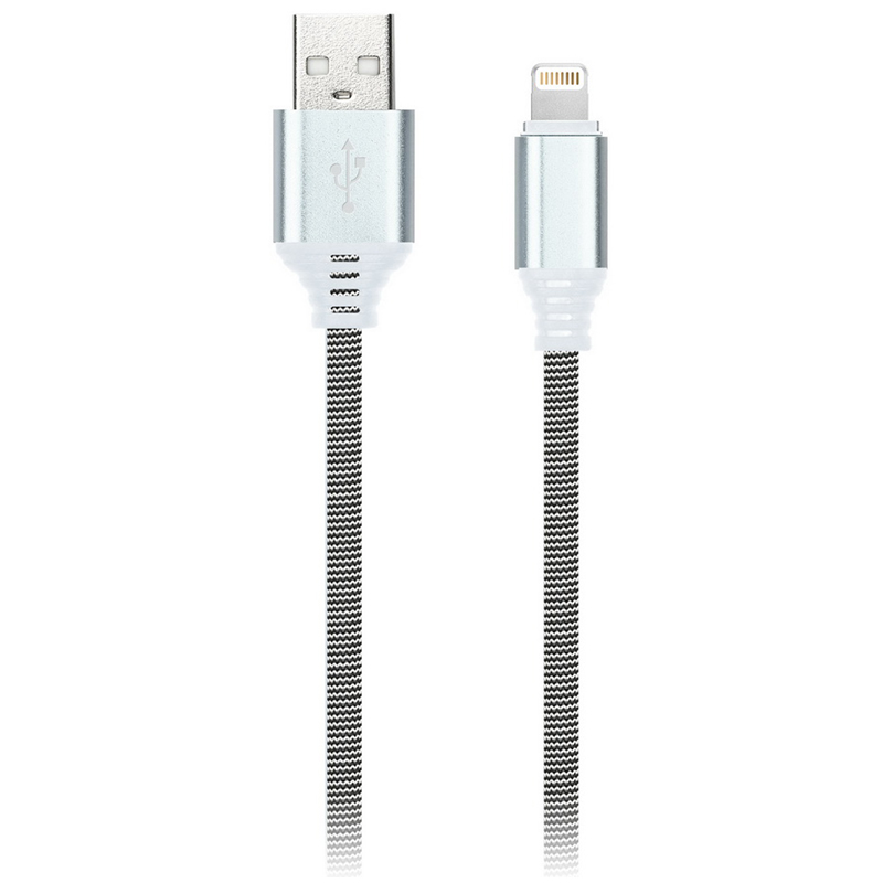 Кабель Smartbuy iK-512NS USB(AM) - Lightning(M), для Apple, 2A output, 1м, черный