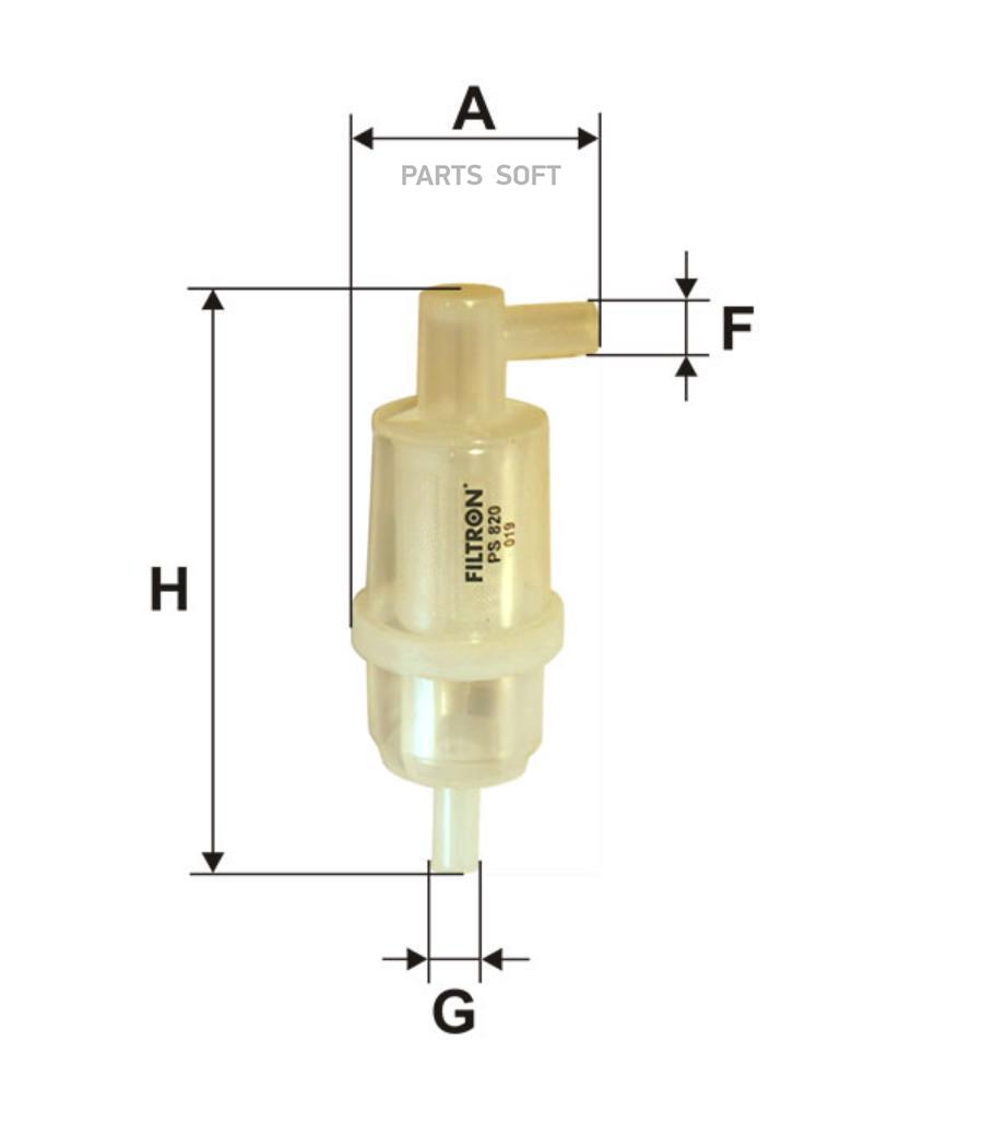 Фильтр топливный Filtron PS820 410₽