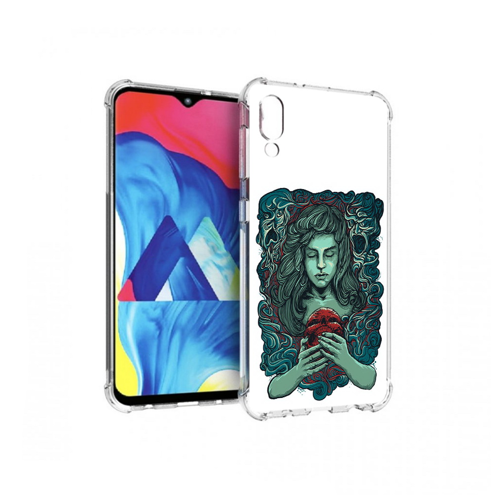 

Чехол MyPads Tocco для Samsung Galaxy M10 спящая девушка (PT128878.532.619), Прозрачный, Tocco