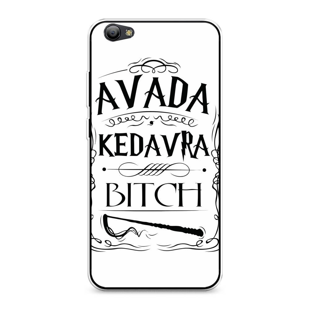 

Чехол на Vivo Y65 "Avada kedavra bitch", Белый;серый;черный, 260550-6