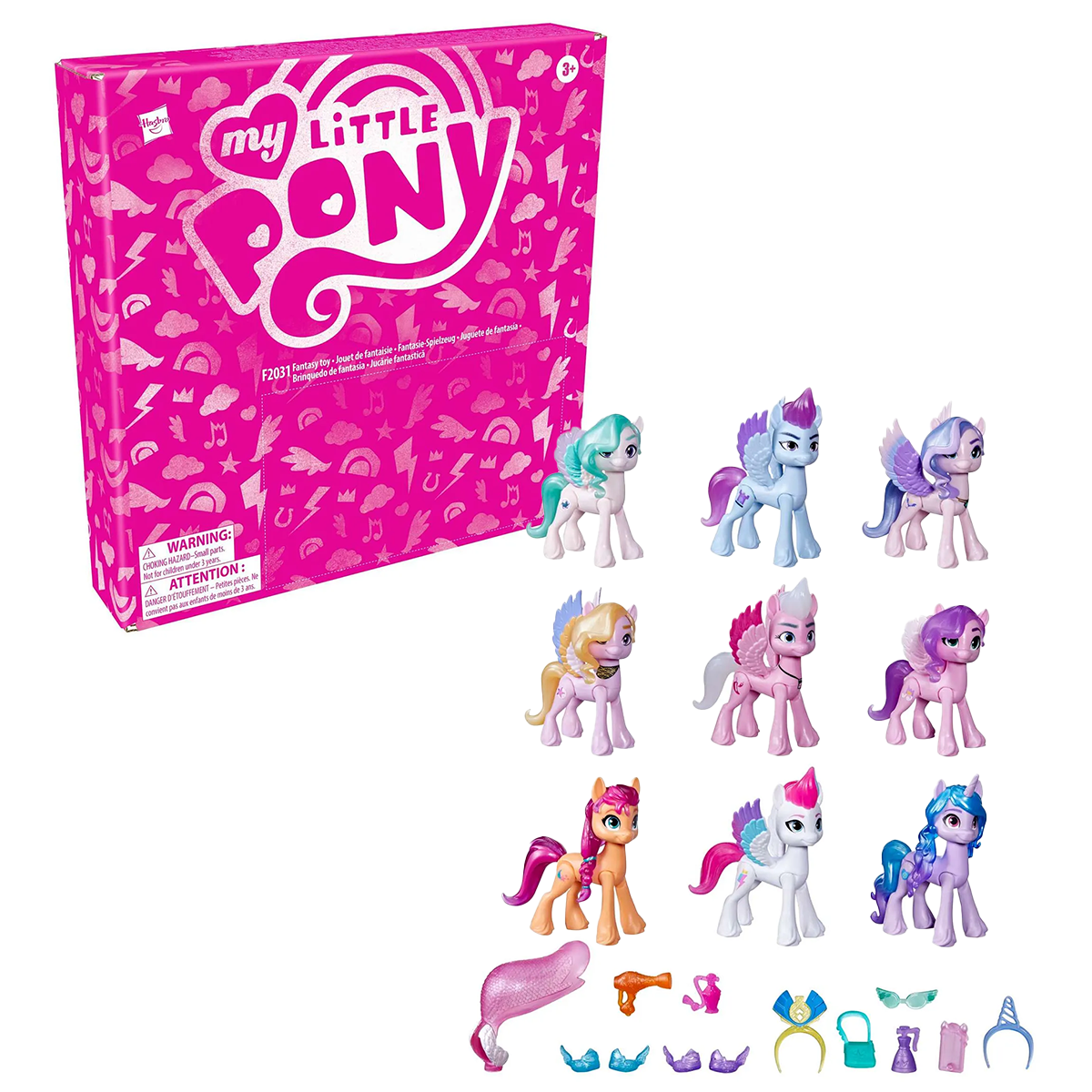 Игровой набор фигурок My Little Pony Сияющие сцены 9 пони 4280₽