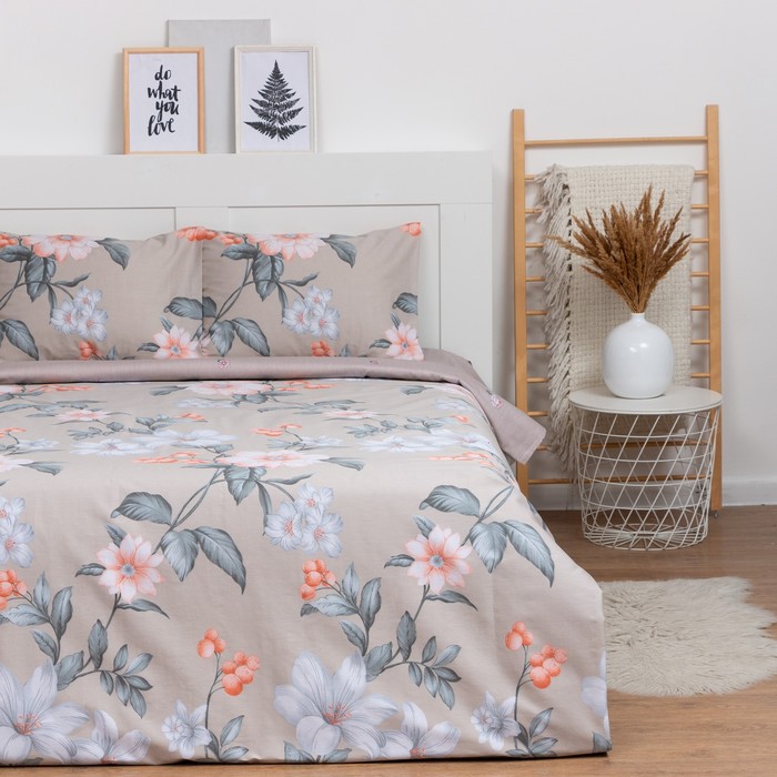 

Постельное бельё LoveLife 2сп «Флора» 175х215 см, 200х225 см, 50х70 см-2шт,100%хлопок,сати