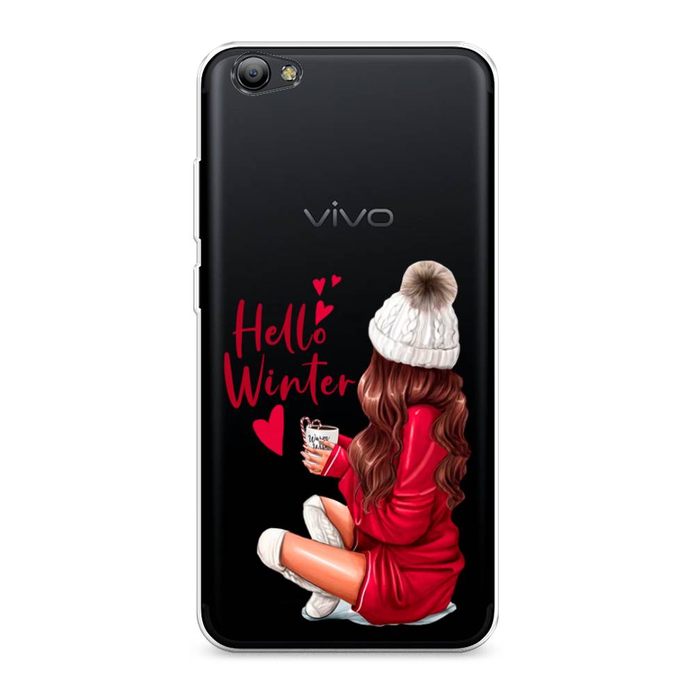 

Чехол на Vivo Y65 "Hello winter", Красный;белый;коричневый, 260550-5