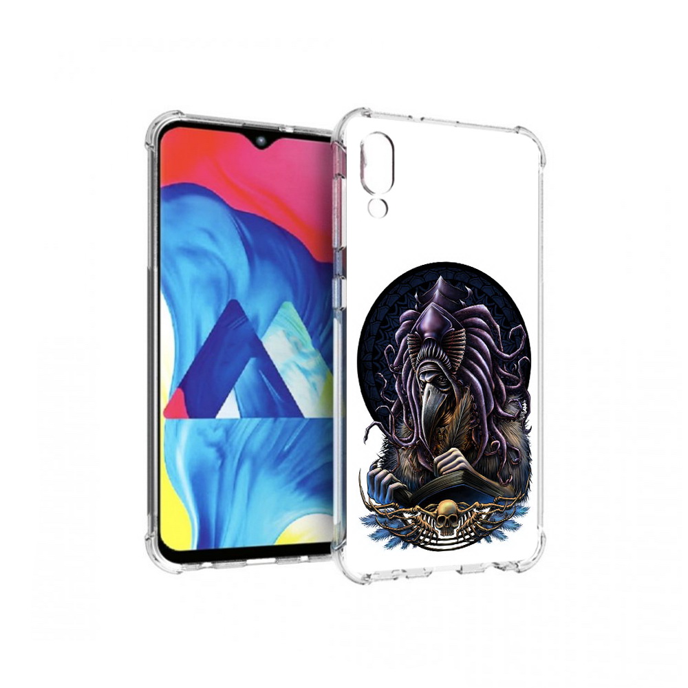 

Чехол MyPads Tocco для Samsung Galaxy M10 умный ворон (PT128878.532.650), Прозрачный, Tocco