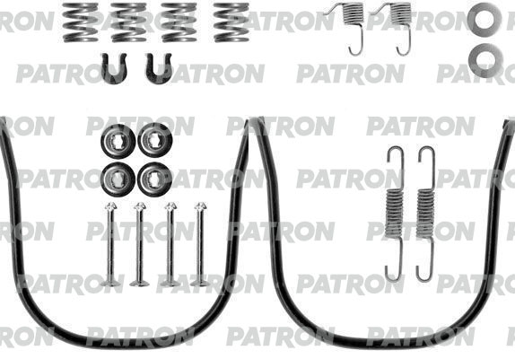 

Комплект монтажный тормозных колодок PATRON psrk0151