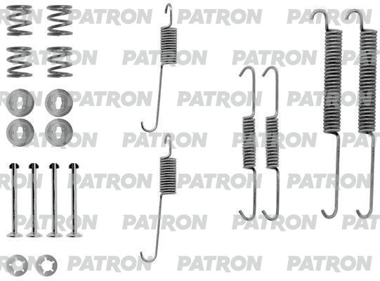 Комплект монтажный тормозных колодок PATRON psrk0030