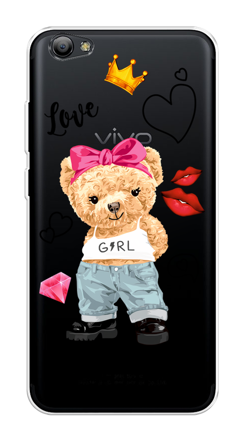 

Чехол на Vivo Y65 "Sugar Mommy", Голубой;белый;розовый, 260550-6